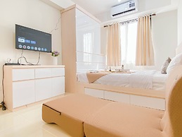 Warm Neutral Studio Room At Meikarta Apartment