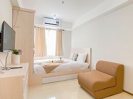 Warm Neutral Studio Room At Meikarta Apartment
