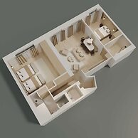 Luxury Flat -2br/8p- Madeleine/saint Honore