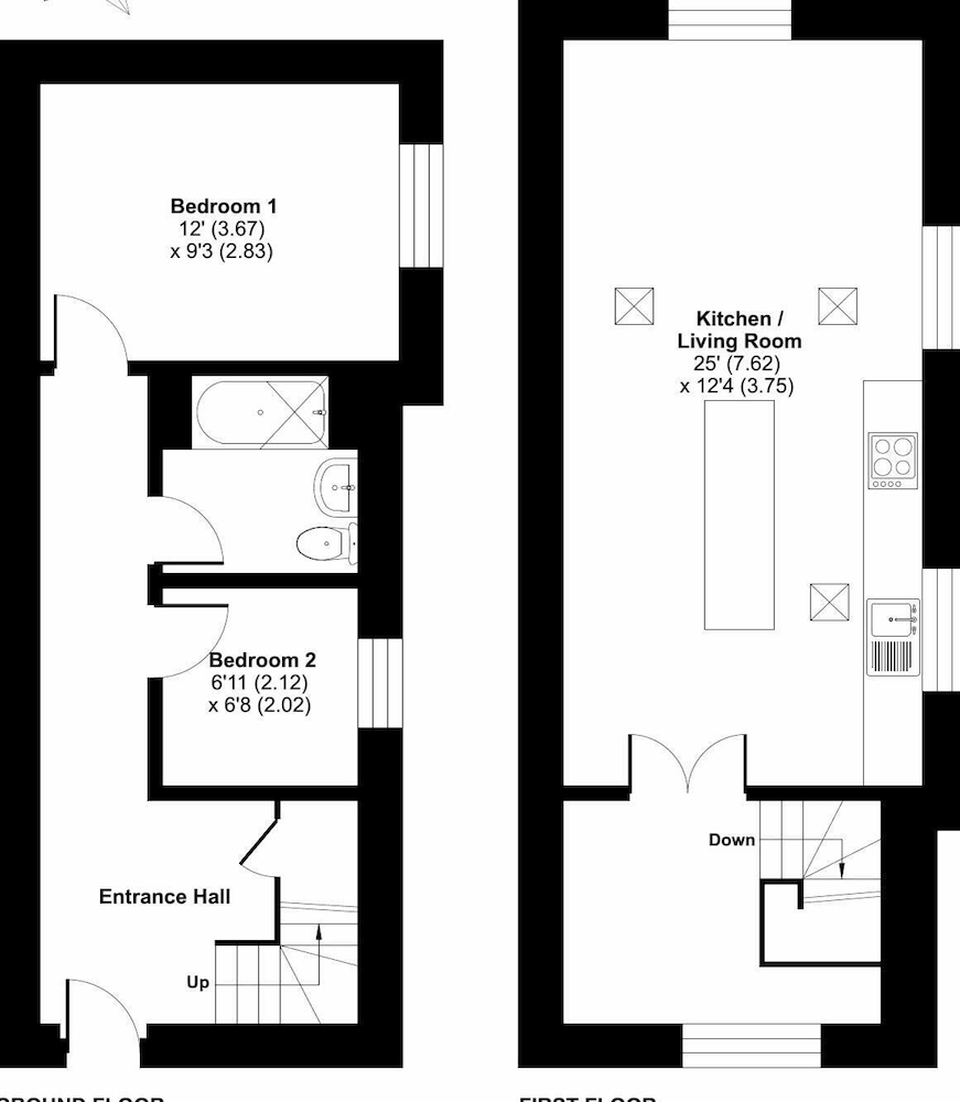Modern Seaside Cottage - Sleeps 5