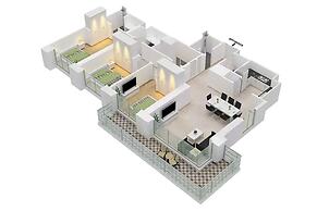 LUX  The Creek Palace Residence Suite 2