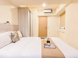 Minimalist Warm Beige Studio At Meikarta Apartment