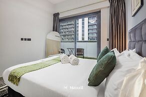 Manzil-Stylish 1BR with Maid room in JVC