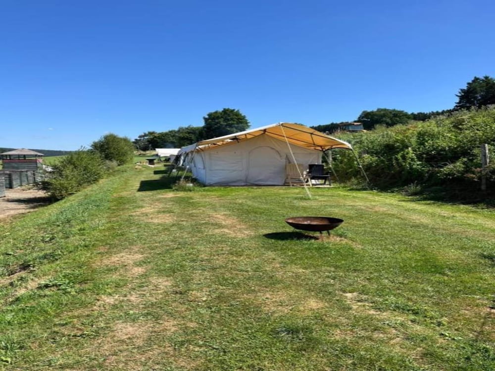 Camping Tent With Modern Amenities