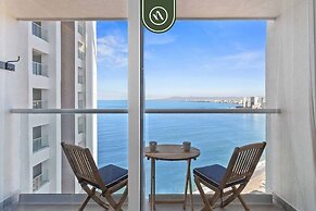 Luxury Studio With Oceanview - Beach - Pool - GYM