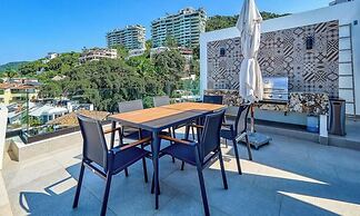 Oceanview 2 BR Condo - Luxury - Rooftop Pool