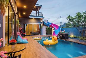 Sky Blue Private Pool Villa, Near Cham Am Beach