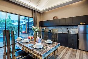 Sky Blue Private Pool Villa, Near Cham Am Beach