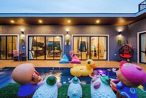 Sky Blue Private Pool Villa, Near Cham Am Beach
