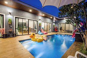 Sky Blue Private Pool Villa, Near Cham Am Beach