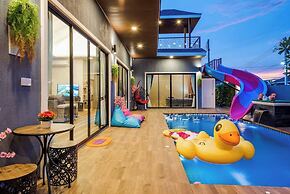 Sky Blue Private Pool Villa, Near Cham Am Beach