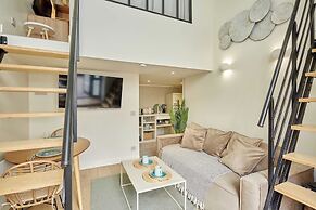 Chic Duplex With AC Bastille & Marais