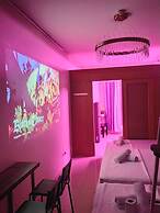Royal Purple Cinema Room