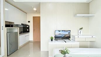 Soft Neutral Studio At B Residence Apartment