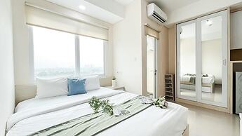 Soft Neutral Studio At B Residence Apartment