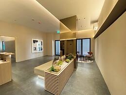 Modern Minimalist With Wooden Touch Studio At Apartment Meikarta