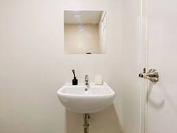 Modern Minimalist With Wooden Touch Studio At Apartment Meikarta