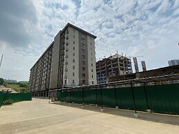 Modern Minimalist With Wooden Touch Studio At Apartment Meikarta