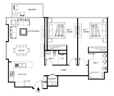 LUX  The Creekside Skyline View Suite