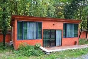 Eco village in the forest