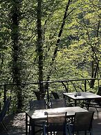Eco village in the forest