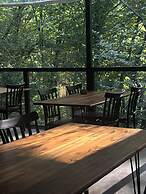 Eco village in the forest