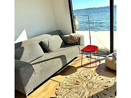 Modern Houseboat in Offingawier With Terrace