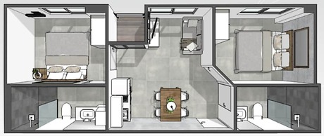 2BR Apartment  T2-717