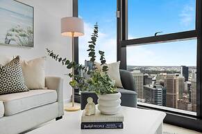 Breathtaking City Views 1-bed With Pool, BBQ & Gym