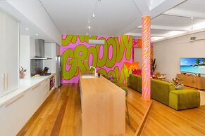 Fun and Cheeky 70s Styled City Apartment
