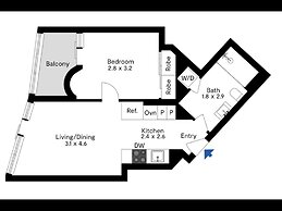 Stylish Southbank 1-bed Flat With Luxury Amenities