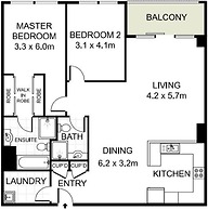 Poolside 2-bed Haven, Walk to City Centre
