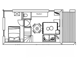 Cozy 4-person Lodge in Tiny House Style