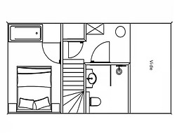 Cozy 4-person Lodge in Tiny House Style