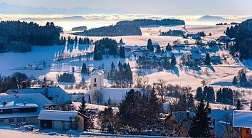 House Sunshine on the ski Slope