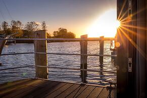 Floating Houseboat in Peenemunde