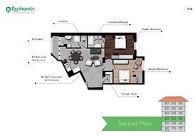 Prina - Spacious 2bdr Arco - Sempione Area