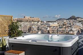Acropolis Sky Retreat Jacuzzi 3BR Maisonette