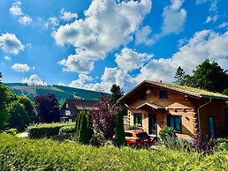 Blockhutte im Harz mit Sauna und Kamin