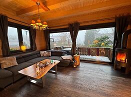 Blockhutte im Harz mit Sauna und Kamin