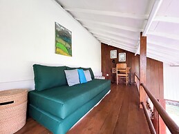 Frame Cabin with Endless Rice Field View