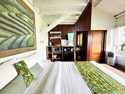 Frame Cabin with Endless Rice Field View