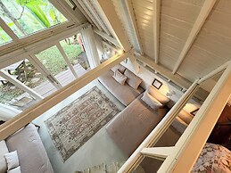 Frame Cabin with Endless Rice Field View