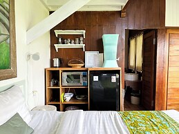 Frame Cabin with Endless Rice Field View