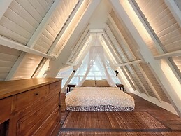 Frame Cabin with Endless Rice Field View