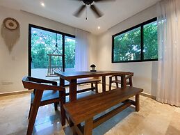 Private Pool Balcony in Aldea Zama