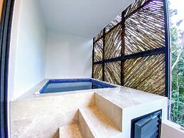 Private Pool Balcony in Aldea Zama