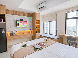 Cozy White Studio At Pollux Chadstone Apartment