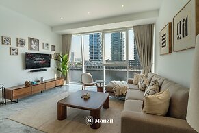 Manzil - Modern 1BR w Stunning Lake View