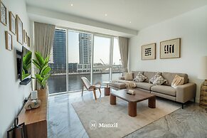 Manzil - Modern 1BR w Stunning Lake View